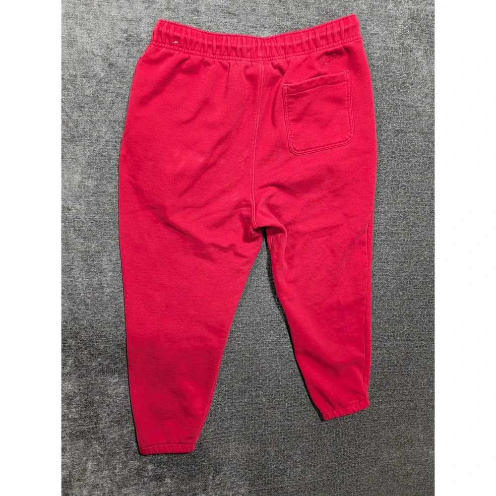 Jordan Mens Flight Fleece Sweatpants Red Jumpman Joggers XL 1545
